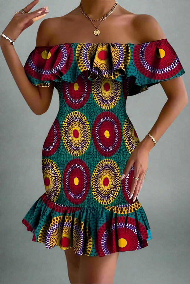 Robe en pagne africain - Robe Addict