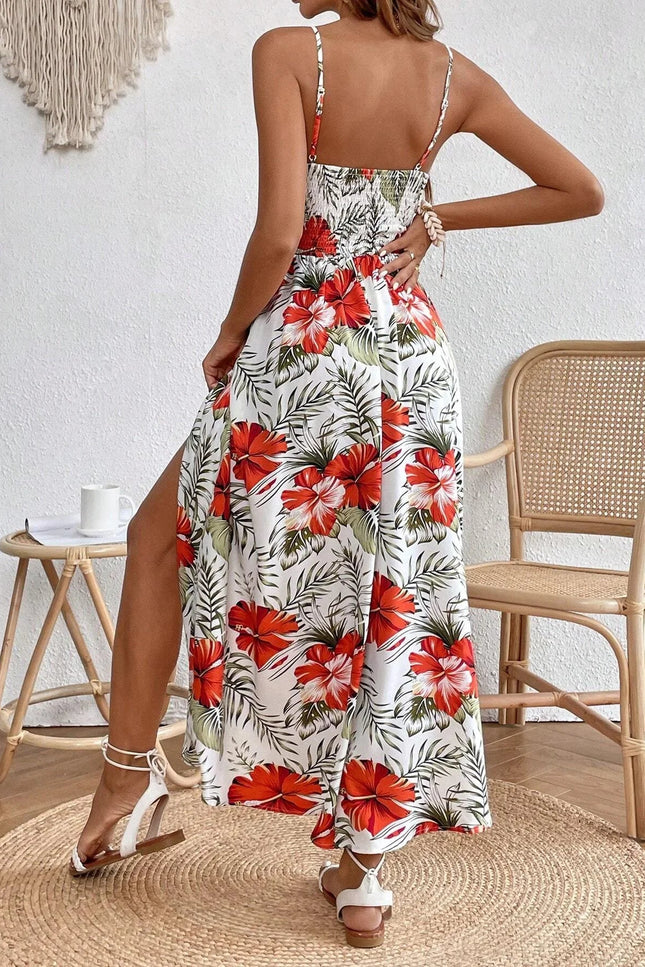 Robe longue fleurie bohème - Robe Addict