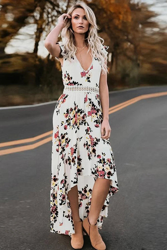 Robe fleuri dos nu - Robe Addict