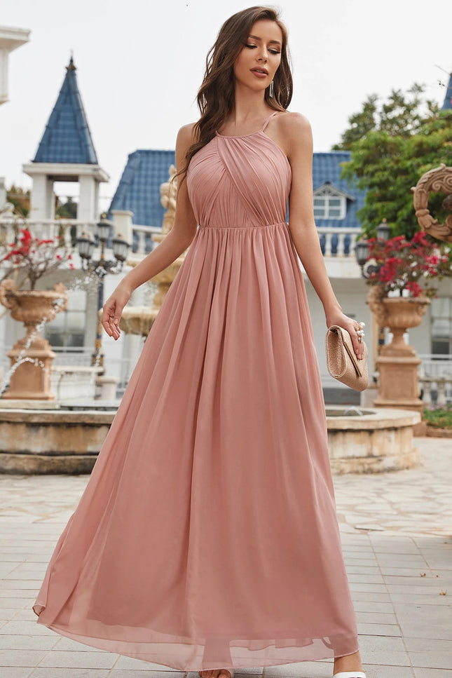 Robe fluide rose poudré - Robe Addict