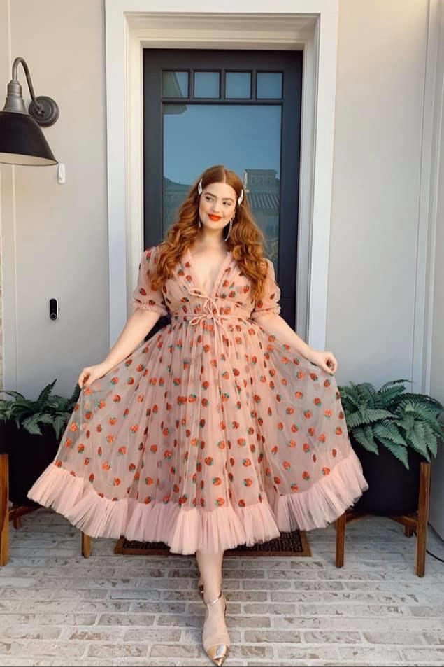 Robe fraise - Robe Addict