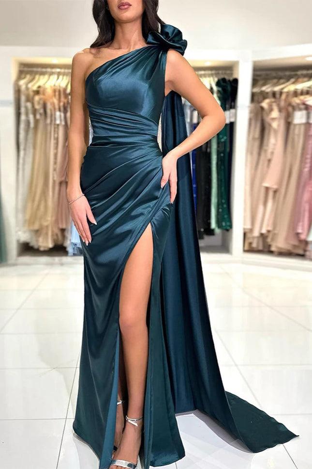 Robe longue bleu petrole - Robe Addict