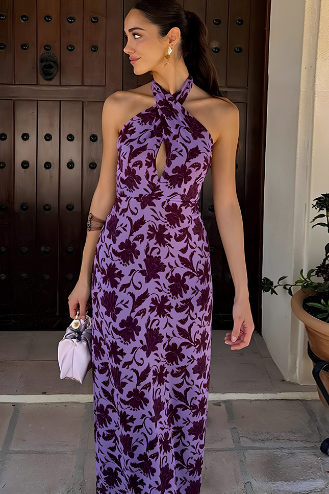 Robe longue coquelicot - Robe Addict