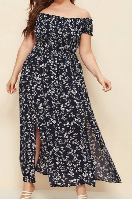 Robe longue échancrée - Robe Addict