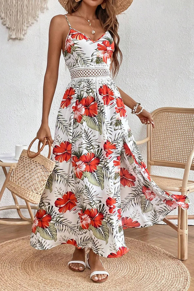 Robe longue fleurie bohème - Robe Addict