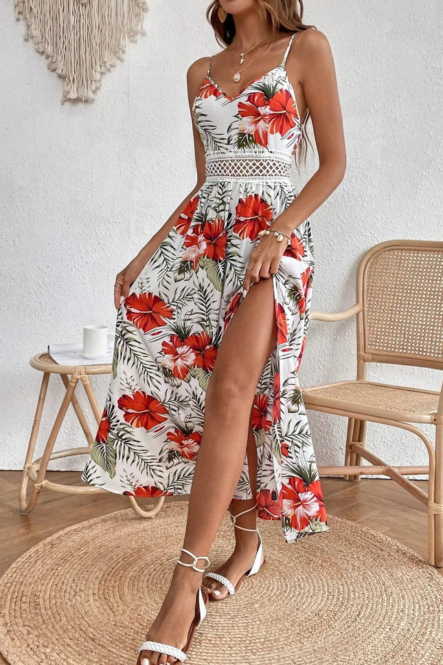 Robe longue fleurie bohème - Robe Addict