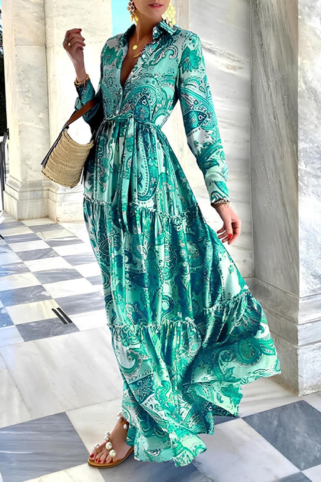 Robe longue hiver boheme - Robe Addict