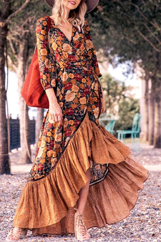 Robe longue rétro - Robe Addict