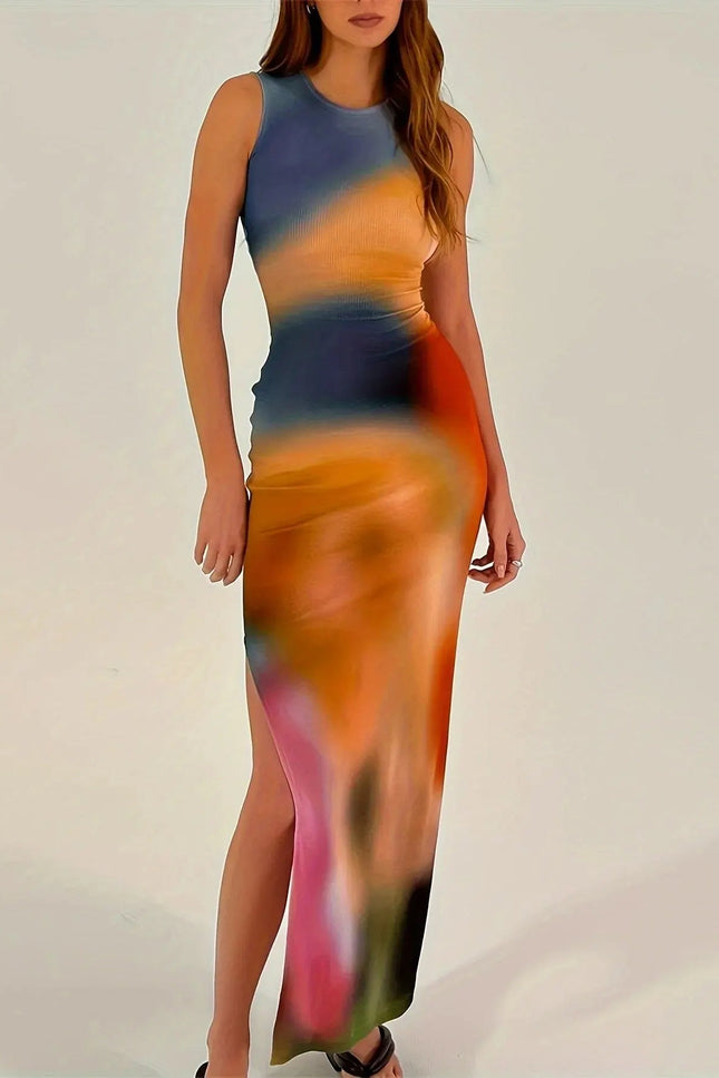 Robe longue tie and dye - Robe Addict