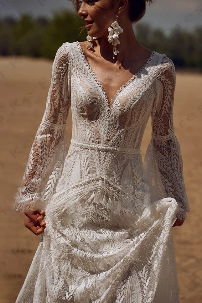 Robe mère de la mariée bohème chic - Robe Addict