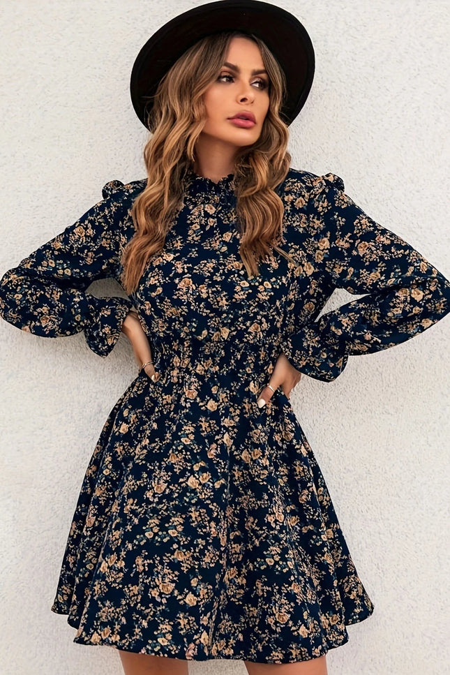 Robe manches longues fluide - Robe Addict
