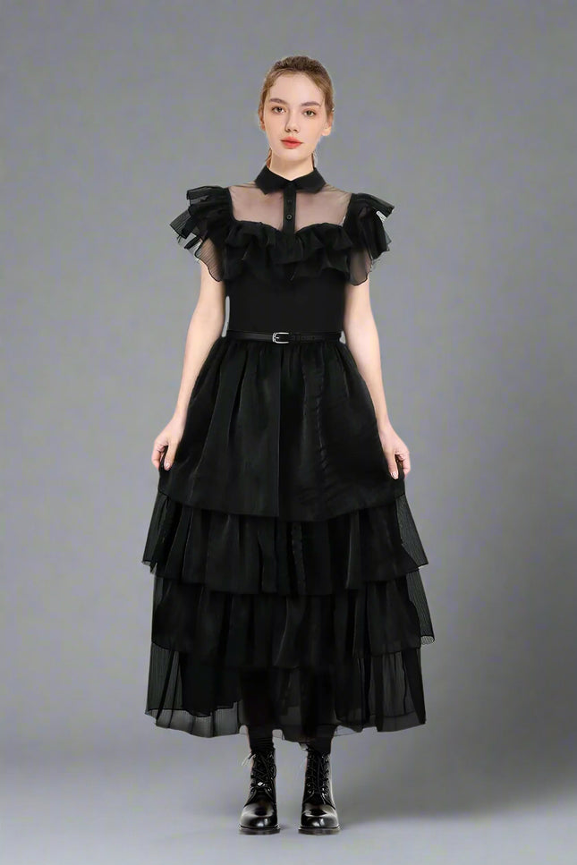 Robe de mercredi addams - Robe Addict