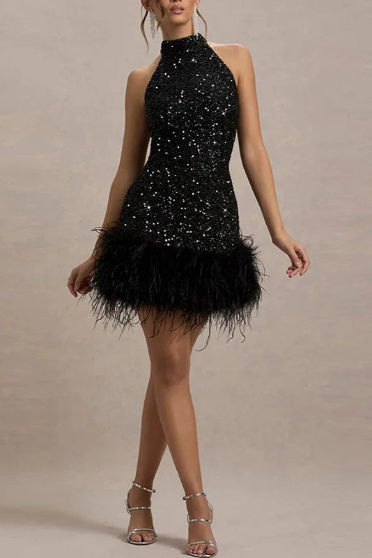 Robe noir scintillante - Robe Addict