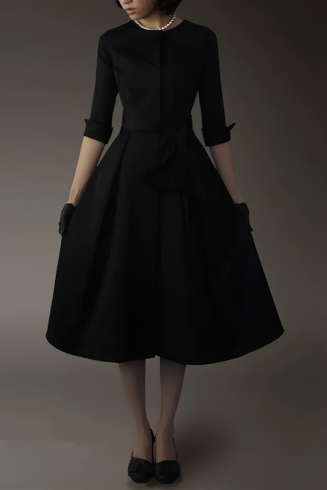 Robe noire annee 50 - Robe Addict
