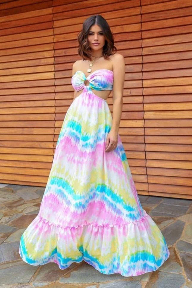 Robe pastel multicolore - Robe Addict