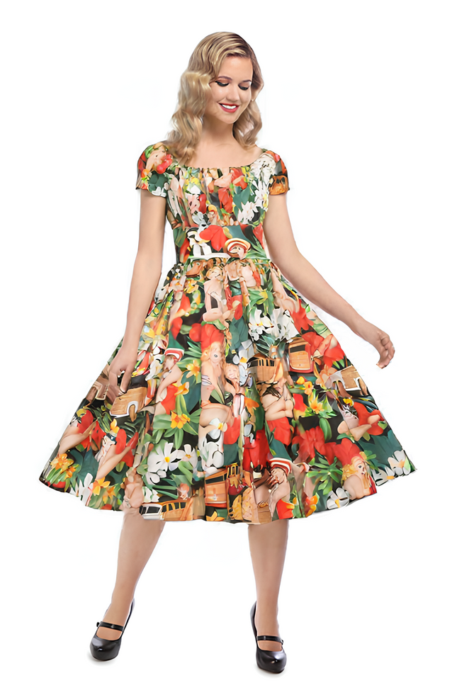 Robe pin up grande taille - Robe Addict