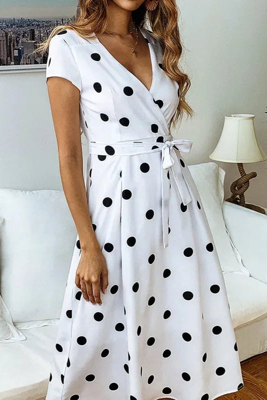 Robe à pois vintage - Robe Addict