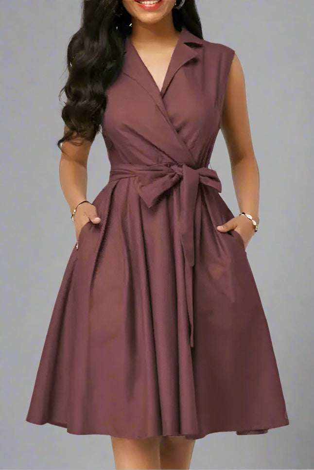 Robe trapèze femme ronde et petite - Robe Addict