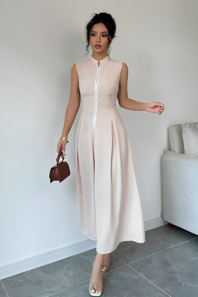 Robe trapeze sans manches - Robe Addict