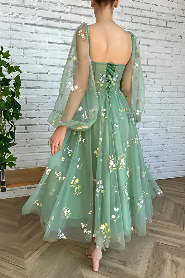 Robe tulle brodée - Robe Addict