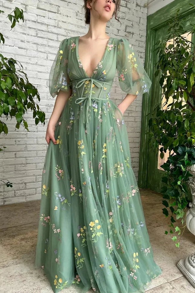 Robe tulle fleur - Robe Addict