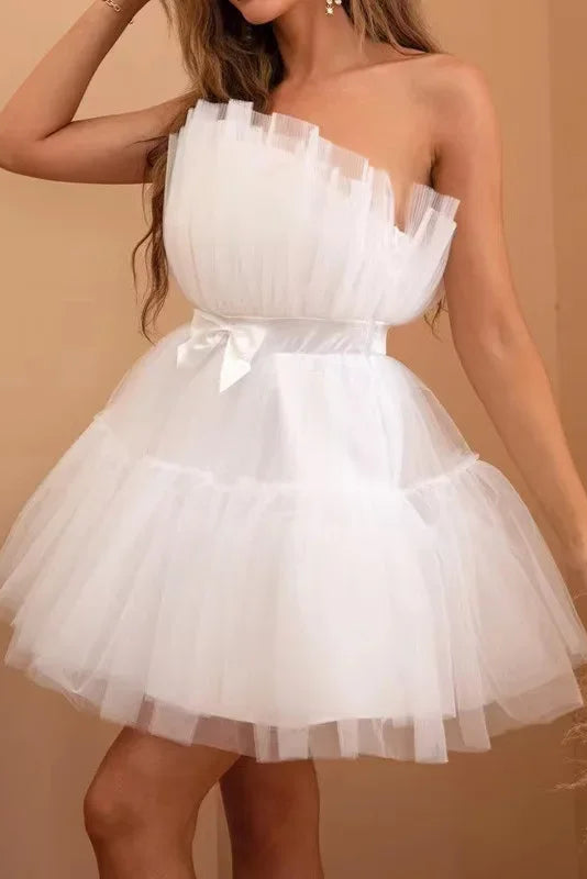 Robe tutu blanc - Robe Addict