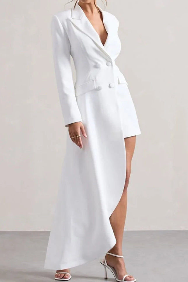 Robe blazer asymétrique - Robe Addict