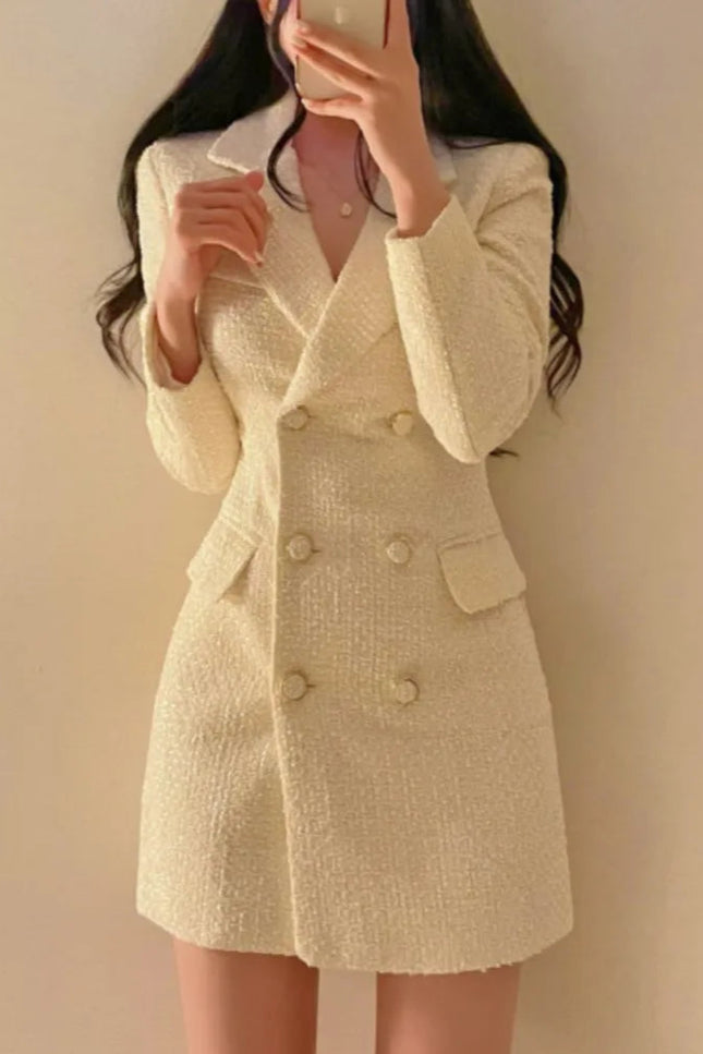 Robe blazer tweed - Robe Addict