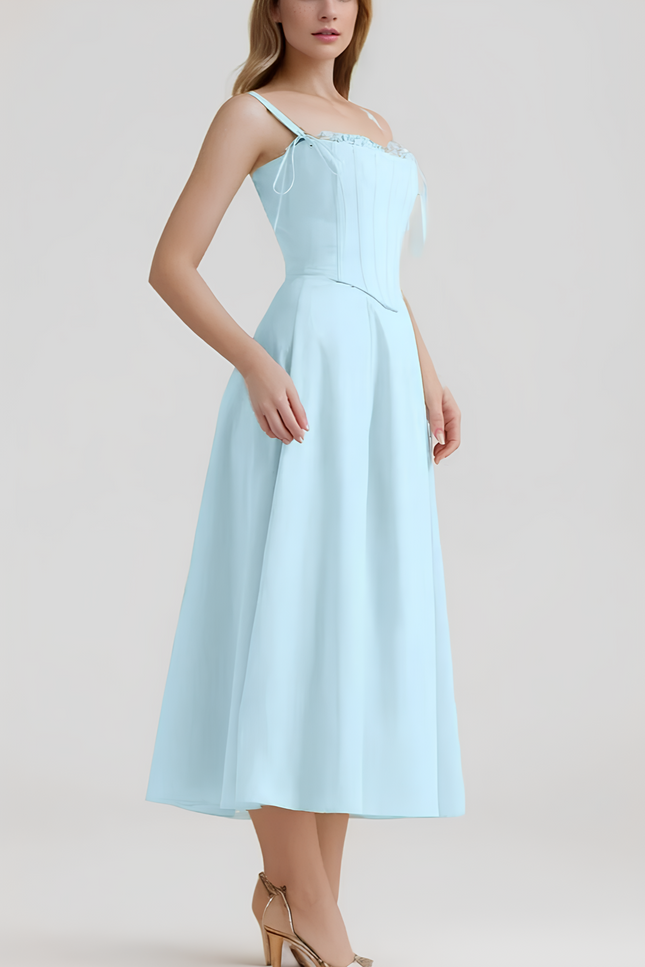Robe bustier bleu ciel - Robe Addict