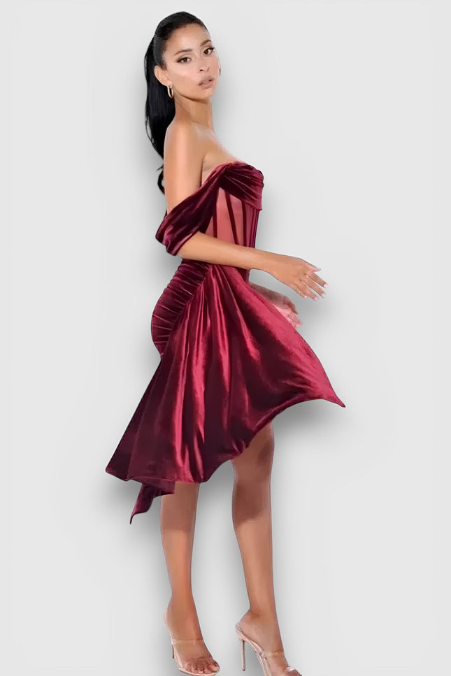 Robe bustier velours - Robe Addict