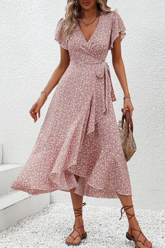 Robe champêtre fleurie - Robe Addict