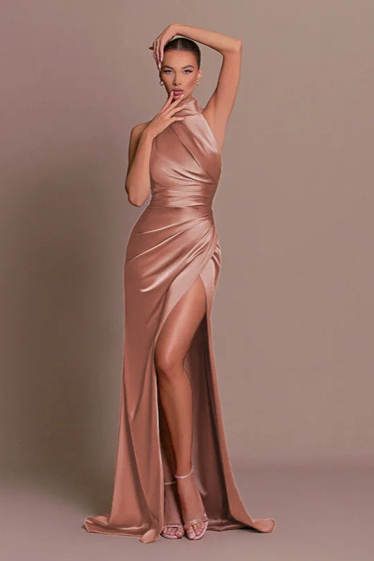 Robe col montant soirée - Robe Addict