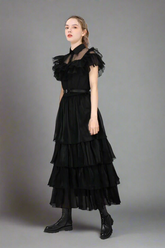 Robe de mercredi addams - Robe Addict