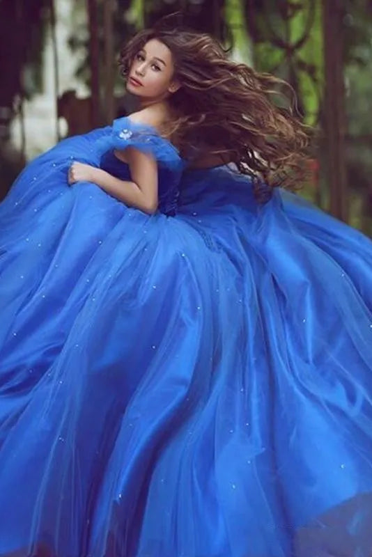 Robe de princesse bleue - Robe Addict