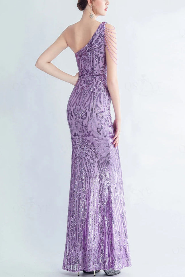 Robe de soiree lila - Robe Addict