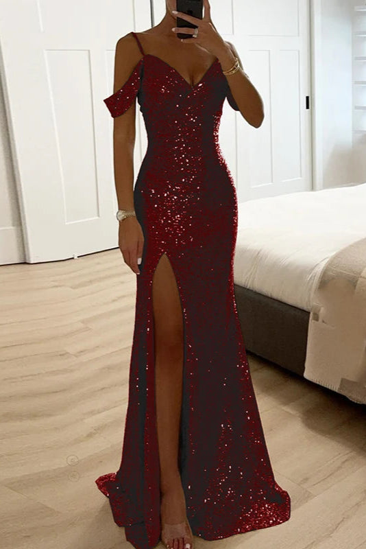 Robe de soiree strass et paillette - Robe Addict