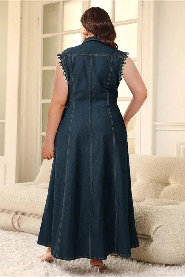 Robe en jean grande taille - Robe Addict