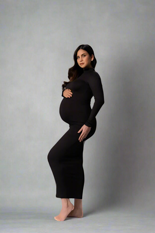 Robe grossesse noire - Robe Addict