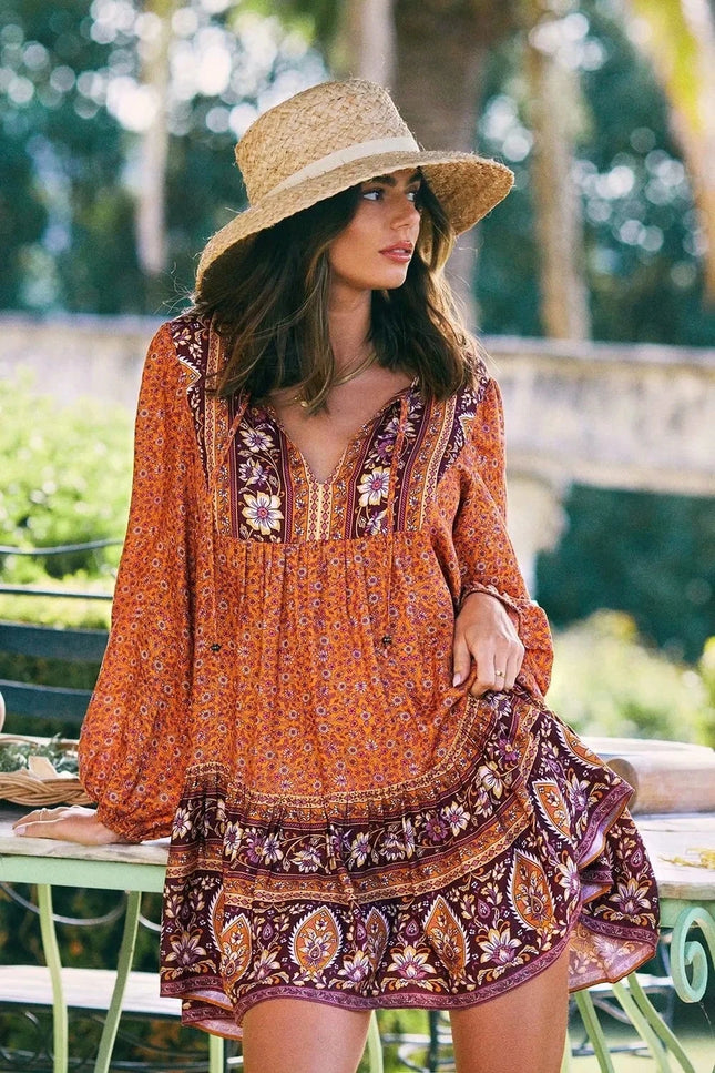 Robe hippie année 70 - Robe Addict
