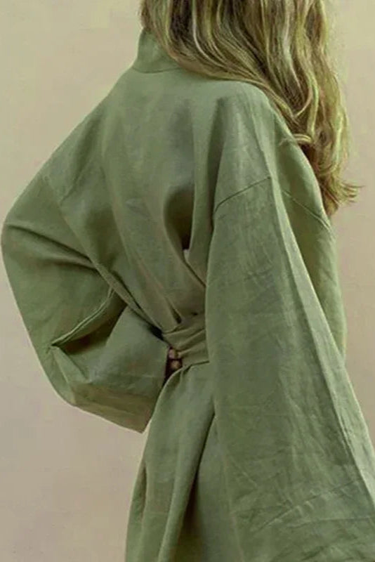 Robe kimono verte - Robe Addict
