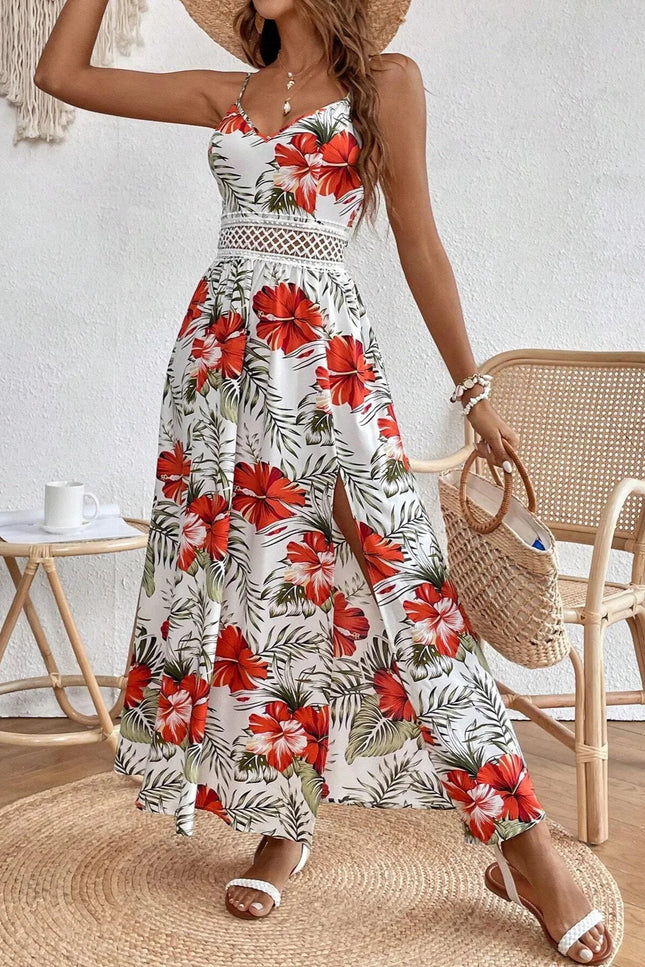 Robe longue fleurie bohème - Robe Addict