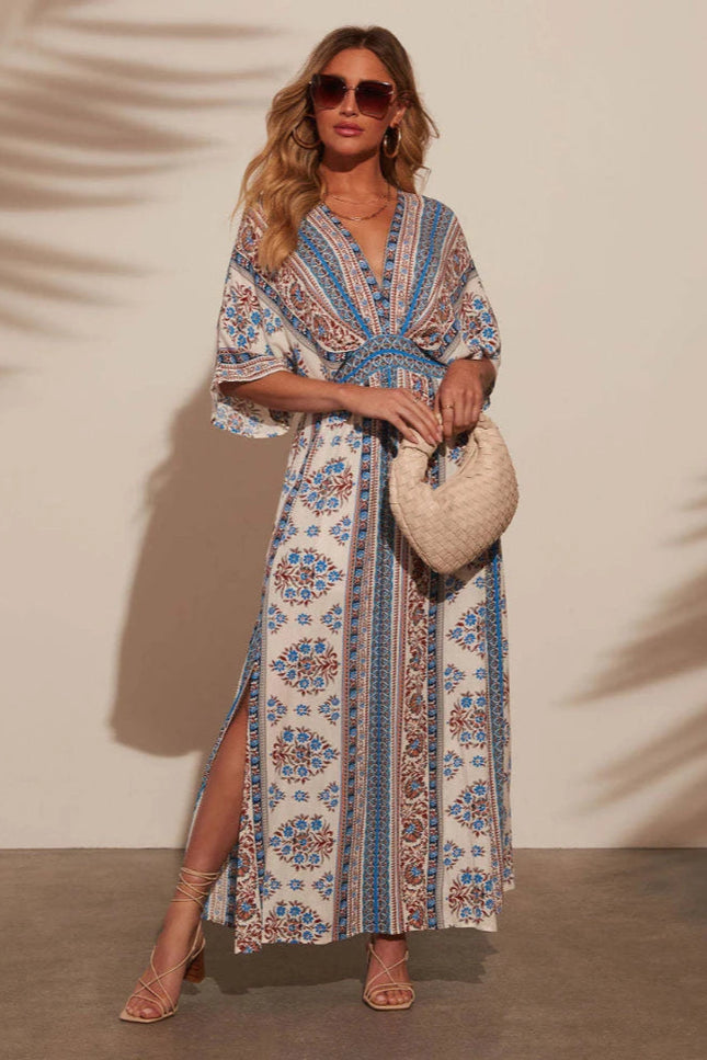 Robe longue foulard - Robe Addict
