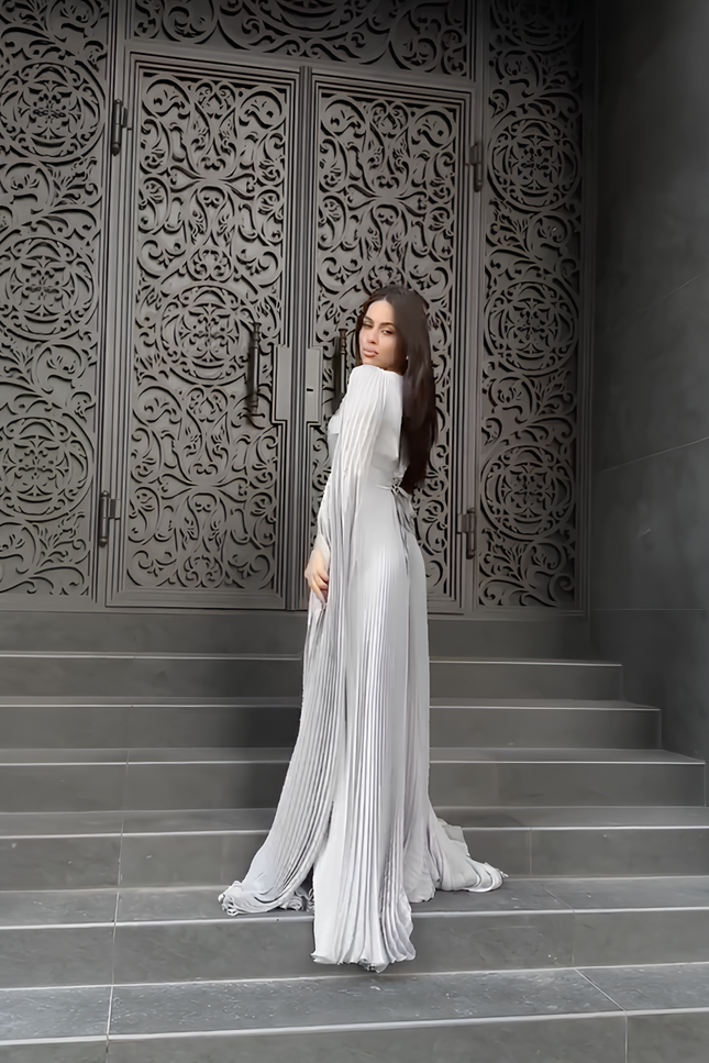 Robe longue gris - Robe Addict