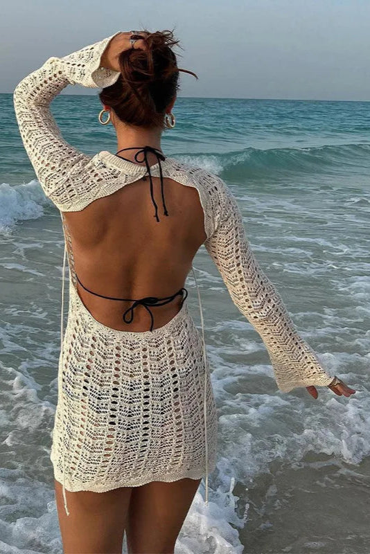Robe maille dos nu - Robe Addict