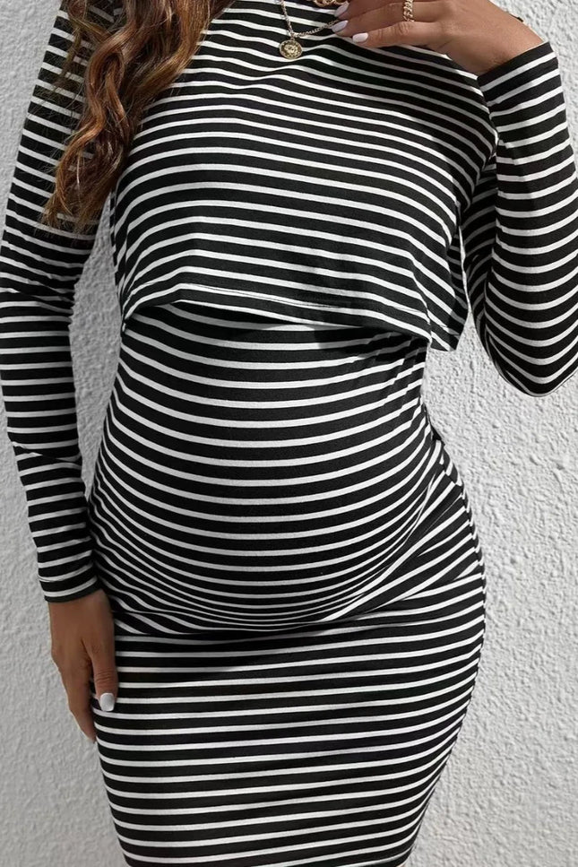 Robe marinière grossesse - Robe Addict