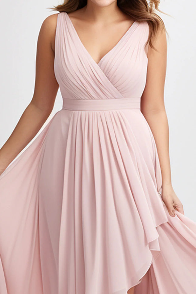 Robe mousseline rose - Robe Addict