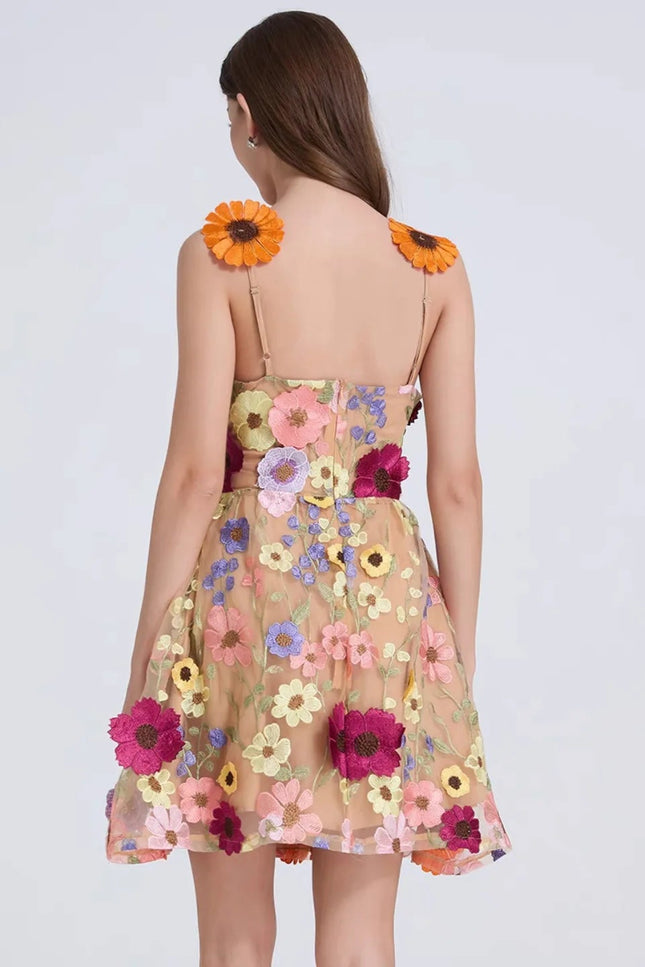Robe orange et violette - Robe Addict