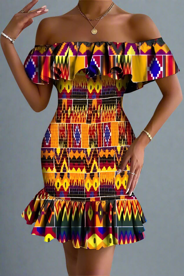 Robe en pagne africain - Robe Addict
