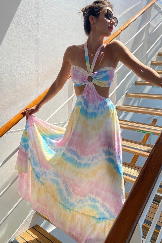Robe pastel multicolore - Robe Addict