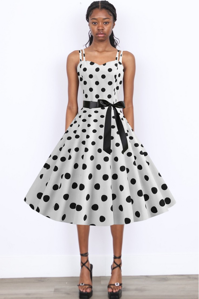 Robes à pois année 50 - Robe Addict